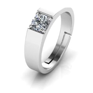 Miss Highness 925 Pure Sterling Silver Rings For Men | Rings for Men | Gift for Mens | Adjustable | With Certificate of Authenticity and 925 Stamp